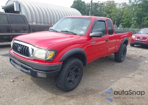 2001 Toyota Tacoma Base V6 from USA, damaged, VIN 5TEWN72N71Z860363